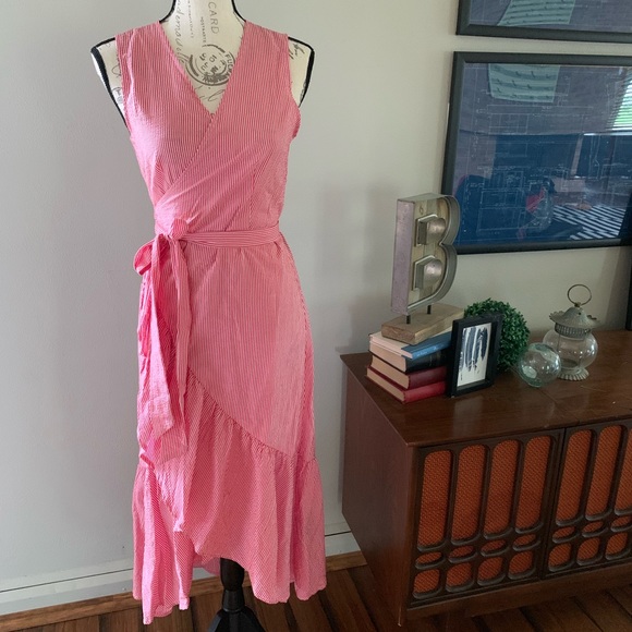 Who What Wear Dresses & Skirts - Seersucker Midi Dress